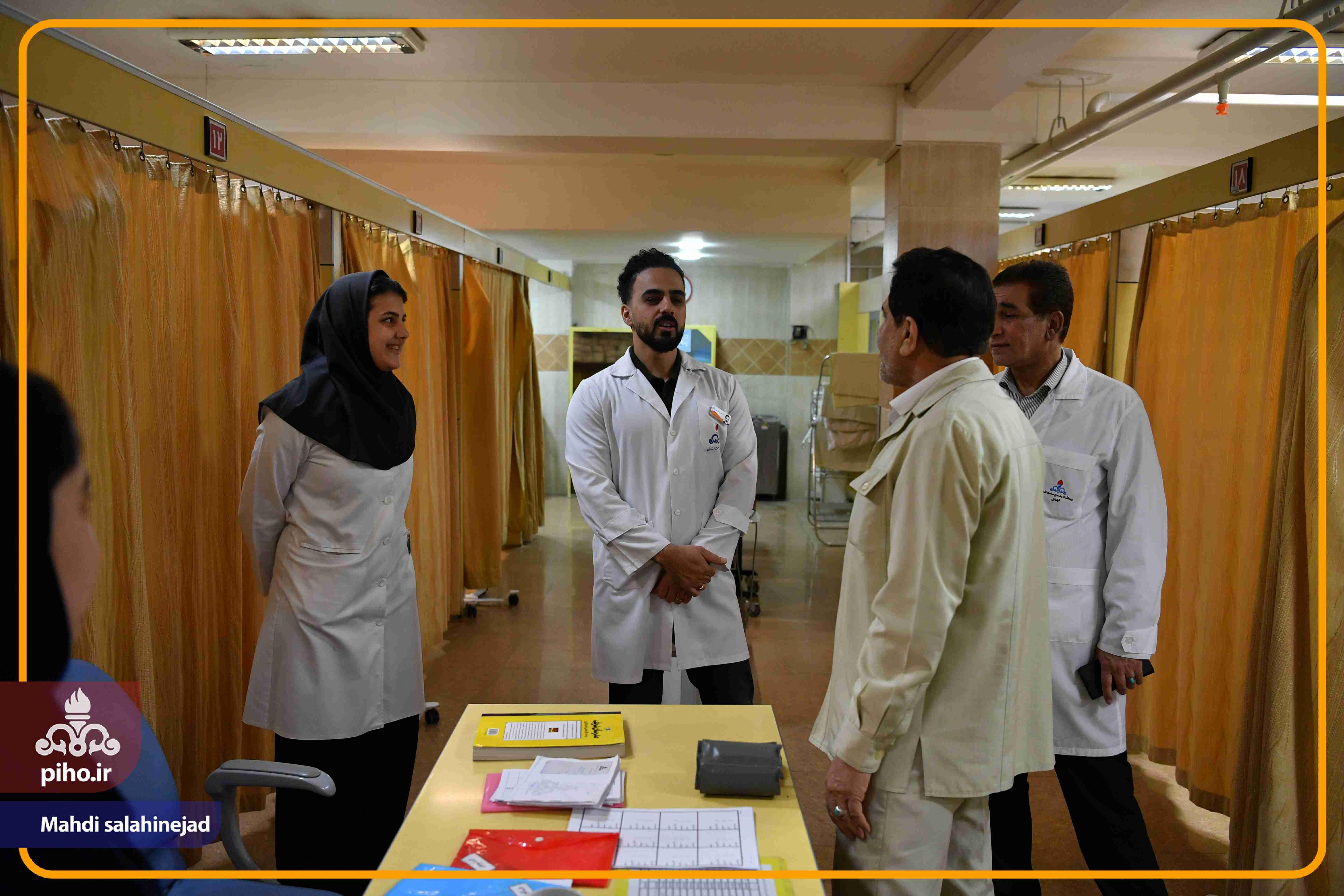بازدید دکتر شجاع بیمارستان تهران 66
