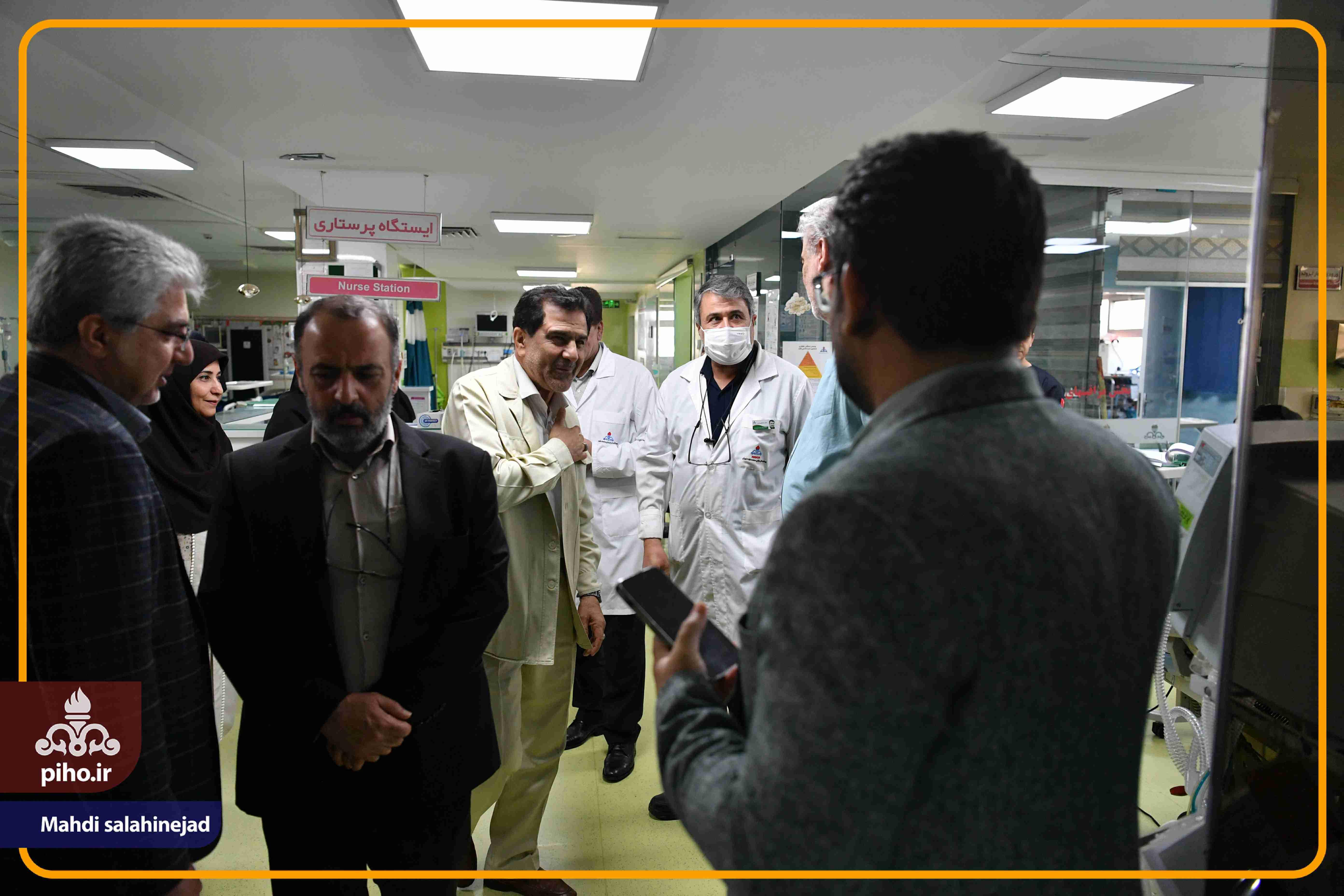 بازدید دکتر شجاع بیمارستان تهران 55
