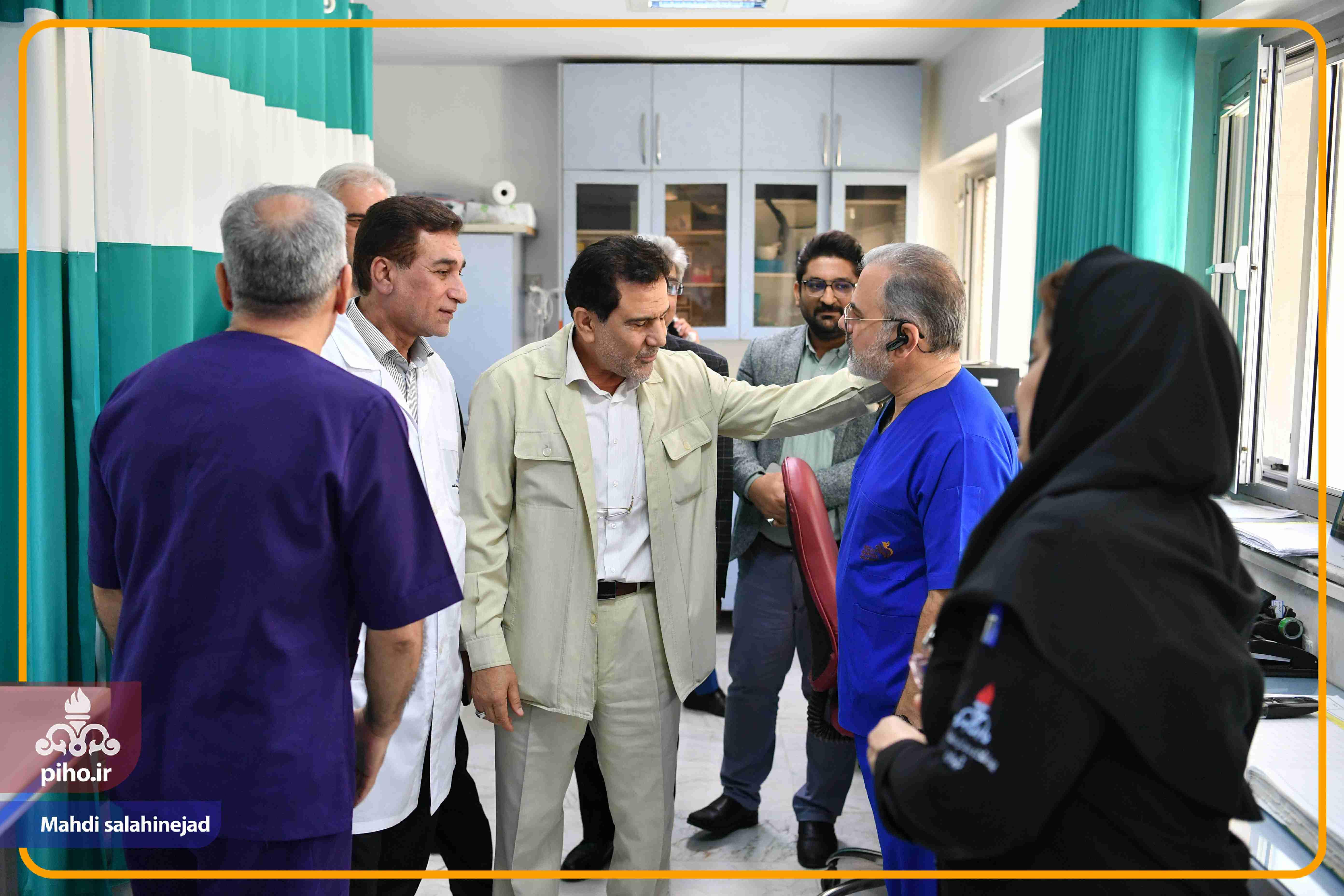 بازدید دکتر شجاع بیمارستان تهران 35