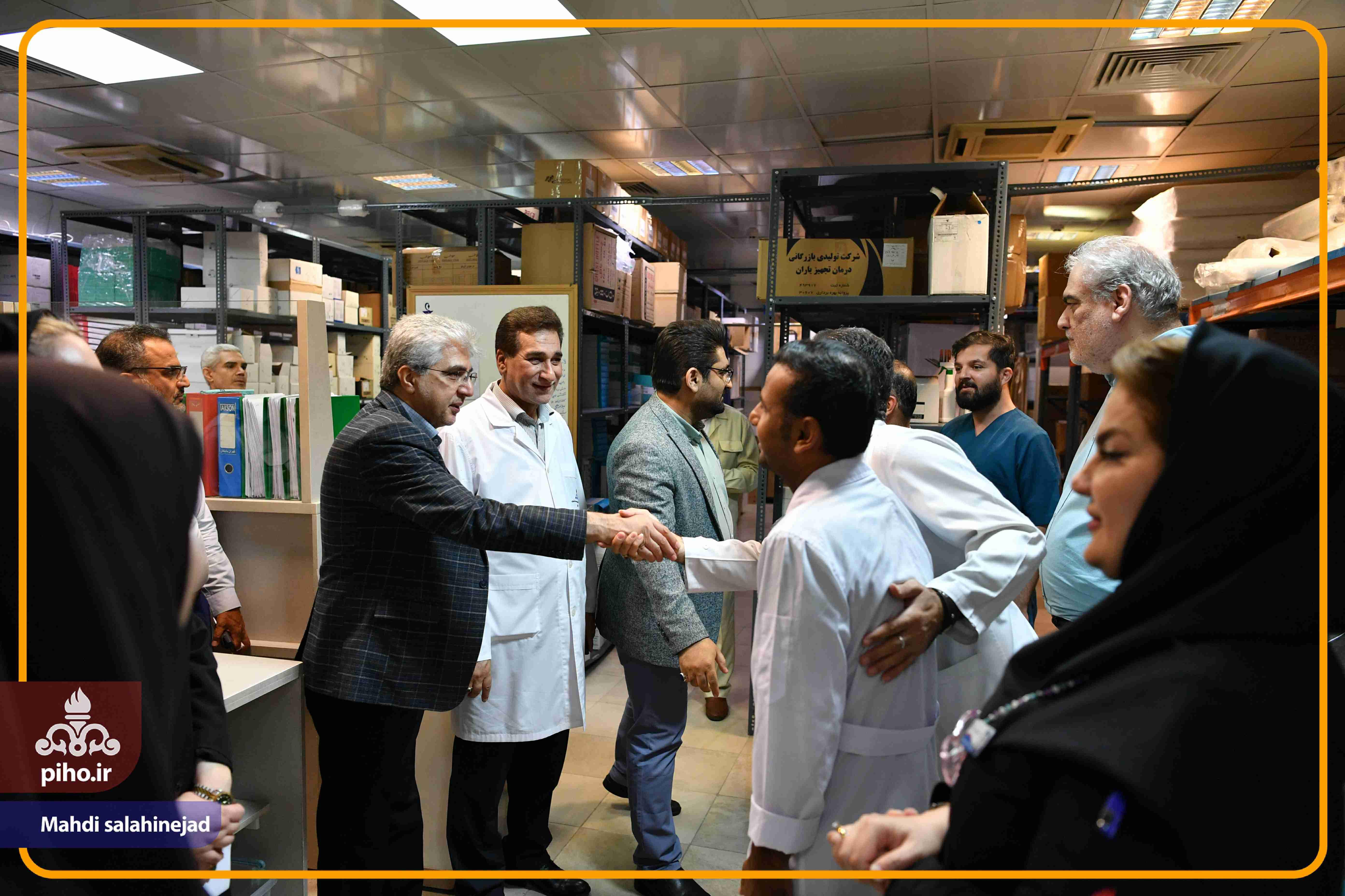 بازدید دکتر شجاع بیمارستان تهران 33