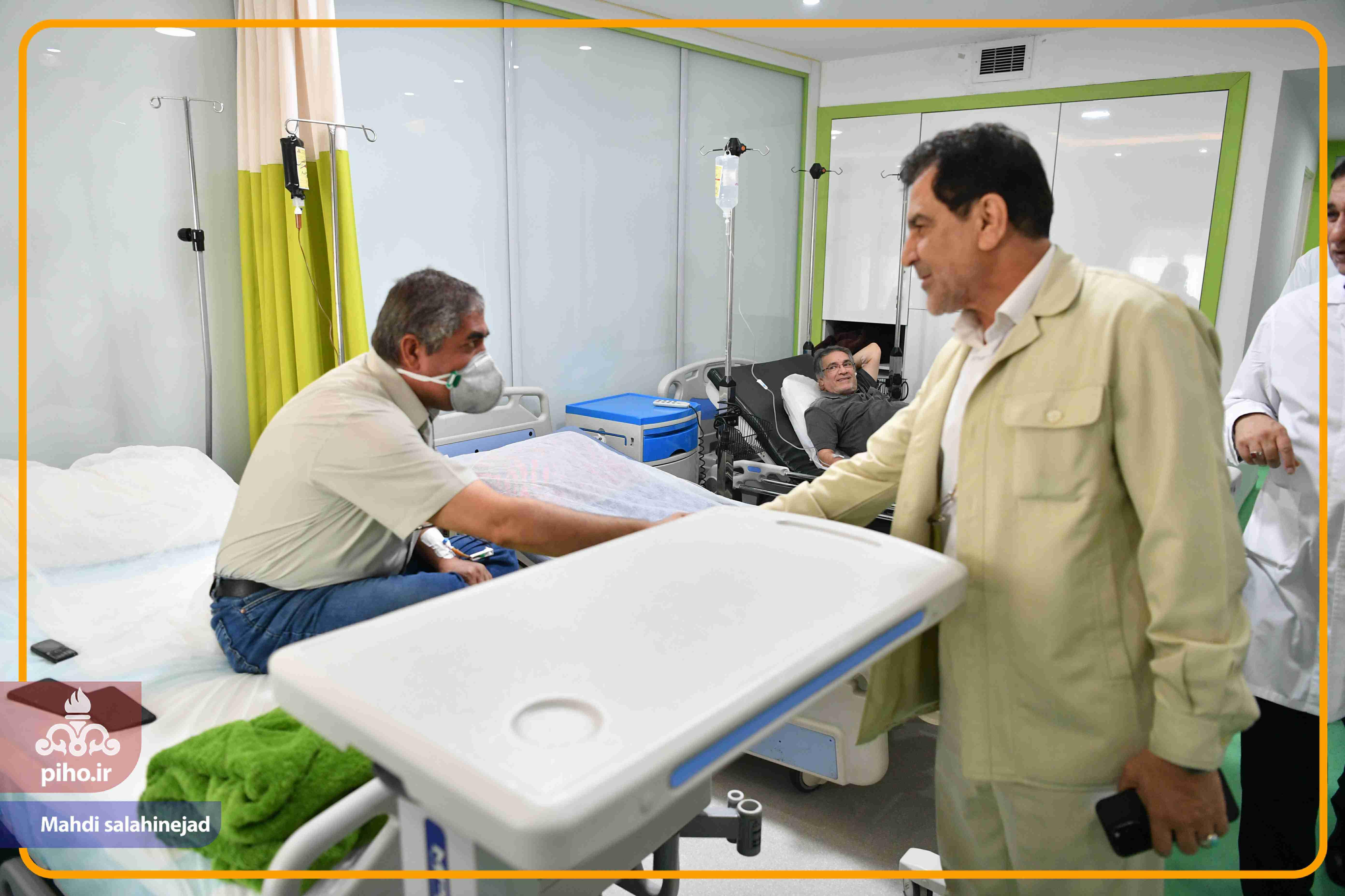 بازدید دکتر شجاع بیمارستان تهران 8