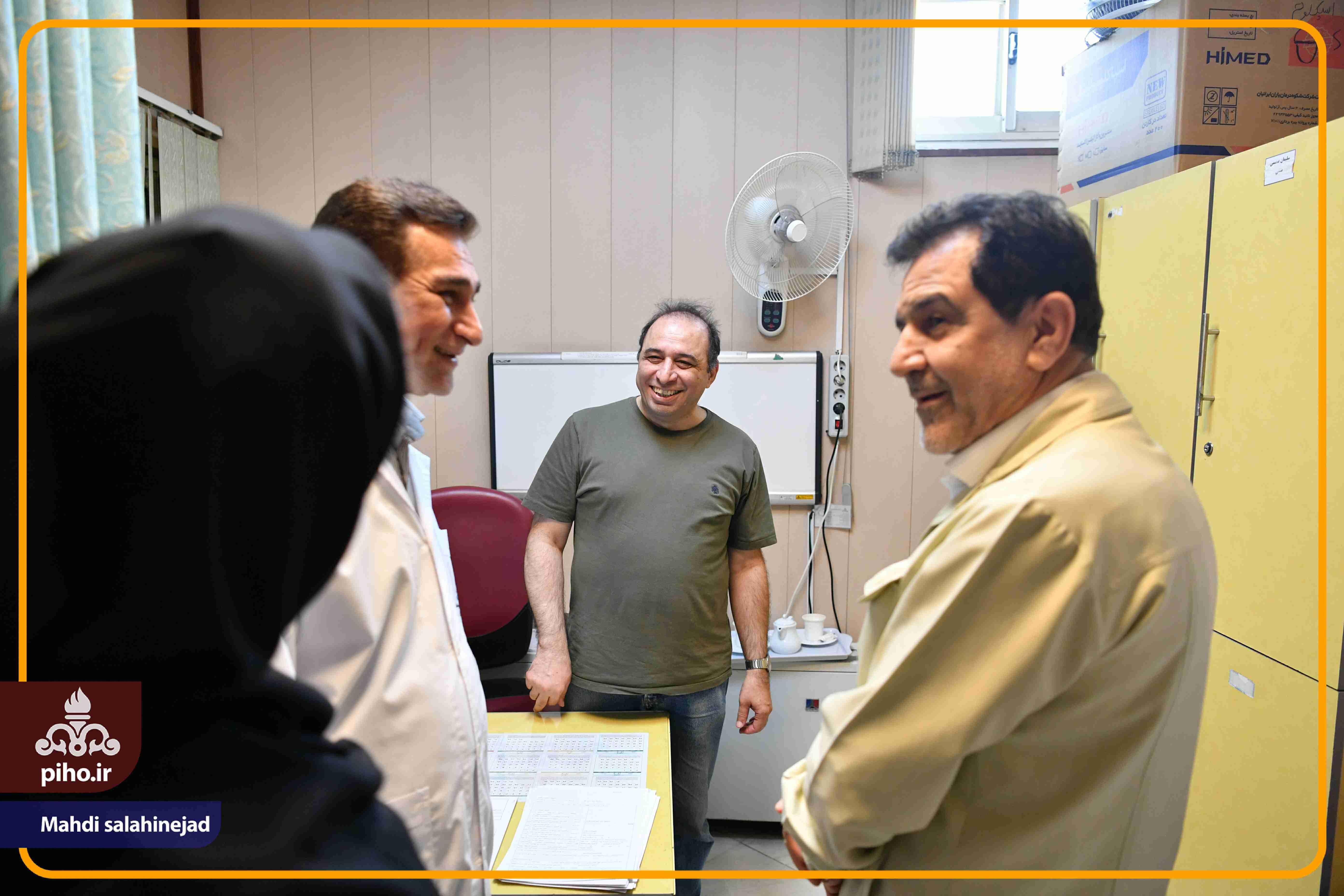 بازدید دکتر شجاع بیمارستان تهران 1