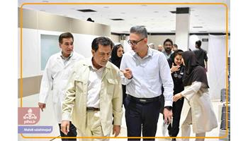 بازدید مدیرعامل سازمان از بیمارستان نفت تهران