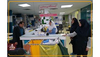 گزارش تصویری/ بازدید سرزده مدیرعامل سازمان از بیمارستان فوق تخصصی صنعت نفت تهران