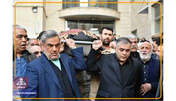 مراسم تشییع پیکر برادر مقام عالی وزارت نفت در بیمارستان صنعت نفت تهران