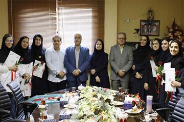 تجلیل از پرستاران بهداشت و درمان صنعت نفت گیلان با حضور مدیر شرکت  پخش فرآورده‌های نفتی گیلان و هیئتی از دفتر جناب آقای دکتر